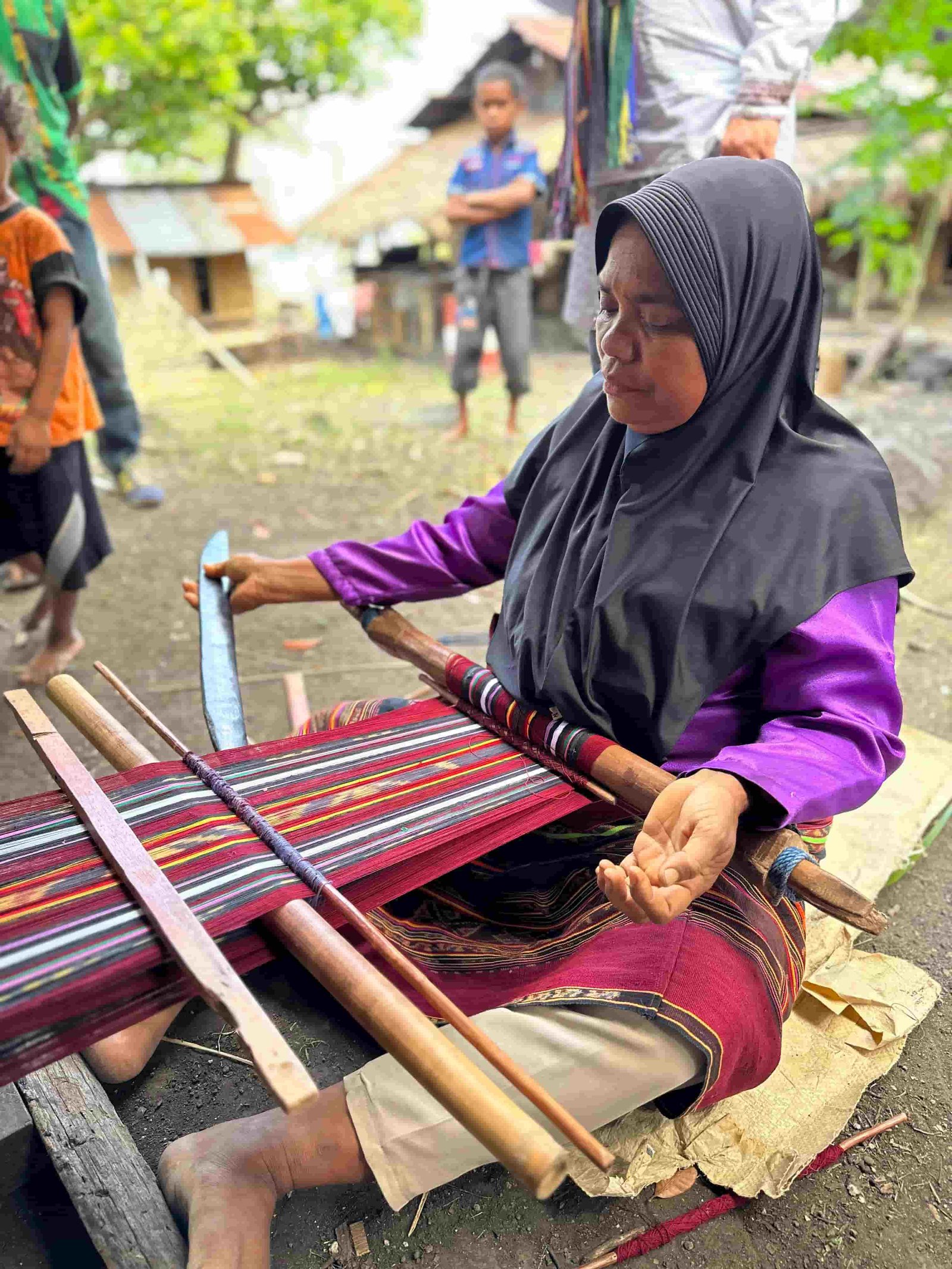 Uma Pura Ikat Weaving Village